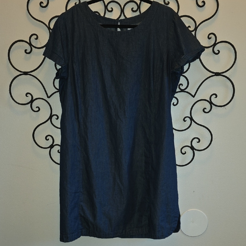 Old Navy Chambray Short Sleeve Dress - XL
